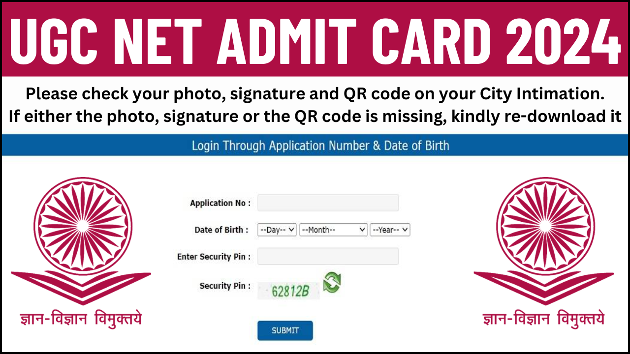 UGC NET Admit Card 2024: Check Examination Date and Admit Card Released Date