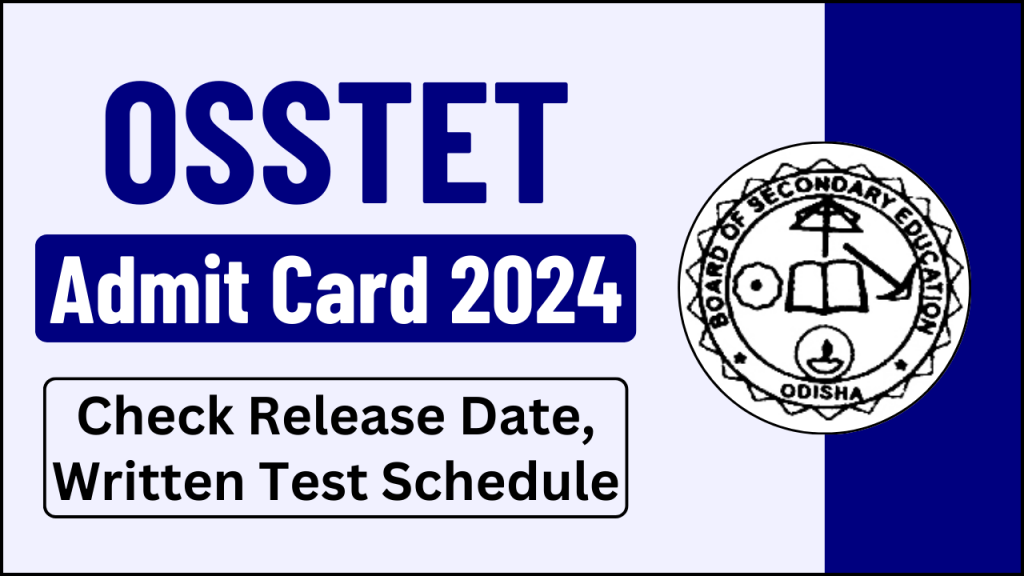 OSSTET Admit Card