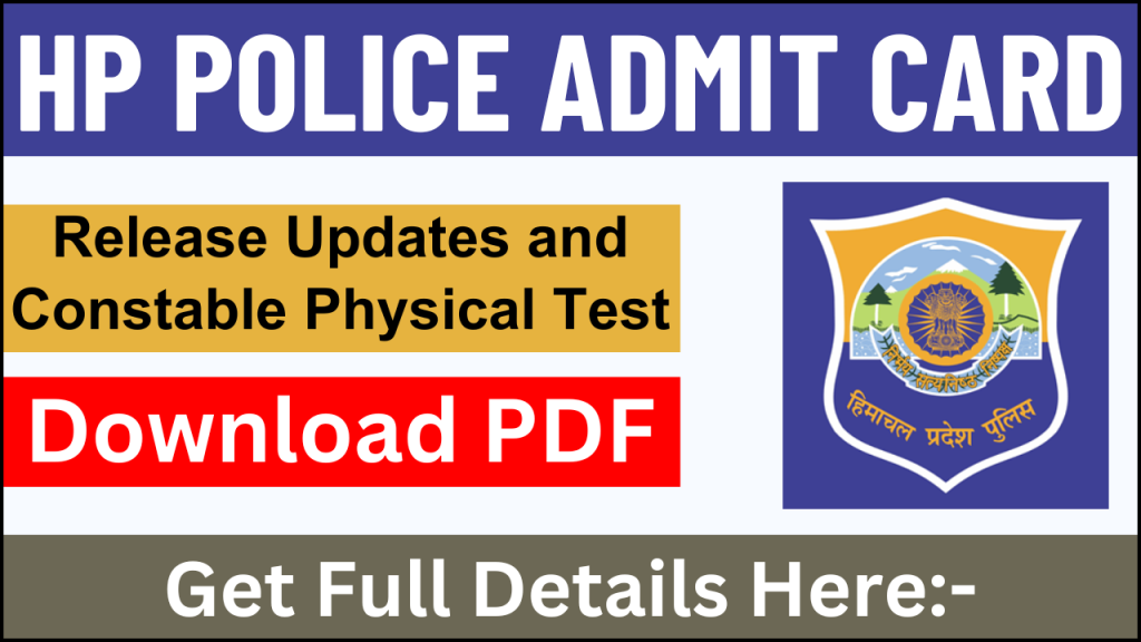 HP Police Admit Card