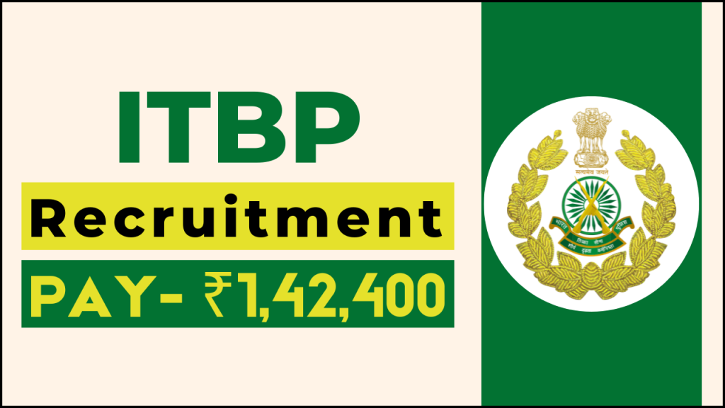 ITBP Inspector Recruitment 2025, Apply Online, Check Notification, Vacancies, and Important Dates