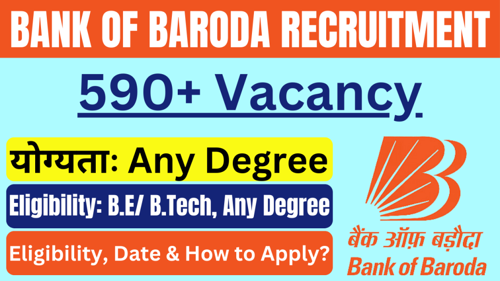 Bank of Baroda Specialist Officer Recruitment 2024